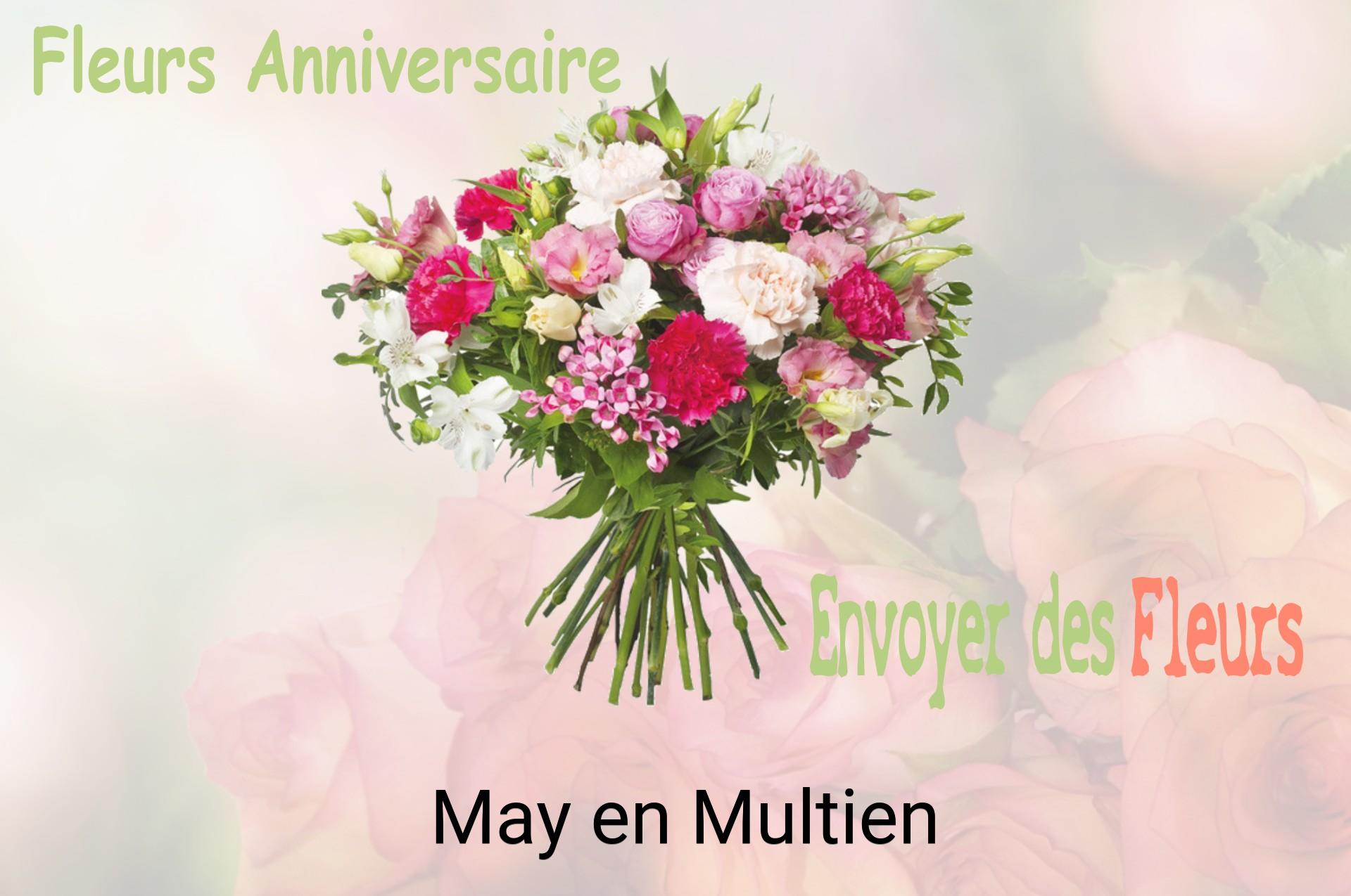 Bouquet de fleurs d’anniversaire livré à May-en-Multien