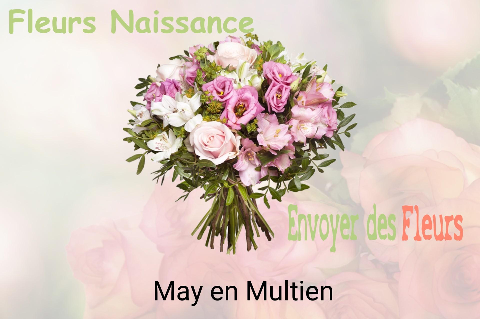 Bouquet de fleurs de naissance livré à May-en-Multien